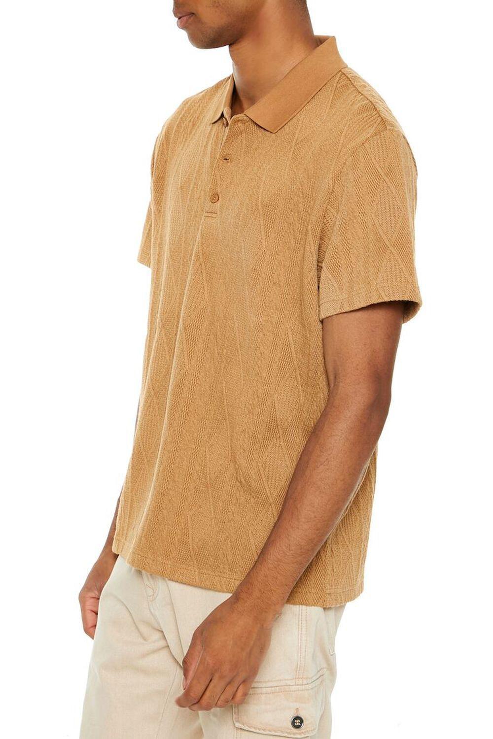 Textured Lace Polo Shirt | Forever 21 Product Image