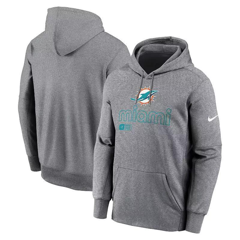 Men's Nike Heather Gray Cleveland Browns Performance Pullover Hoodie,  Product Image