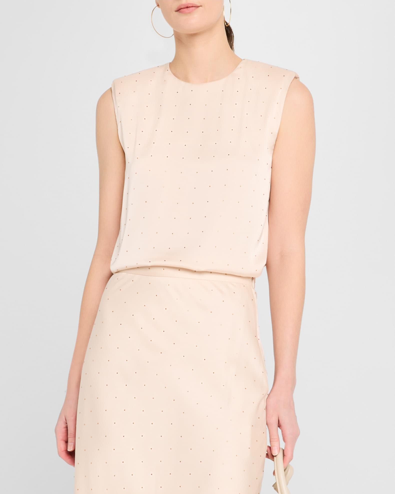 Crystal Embellished Jersey Top Product Image