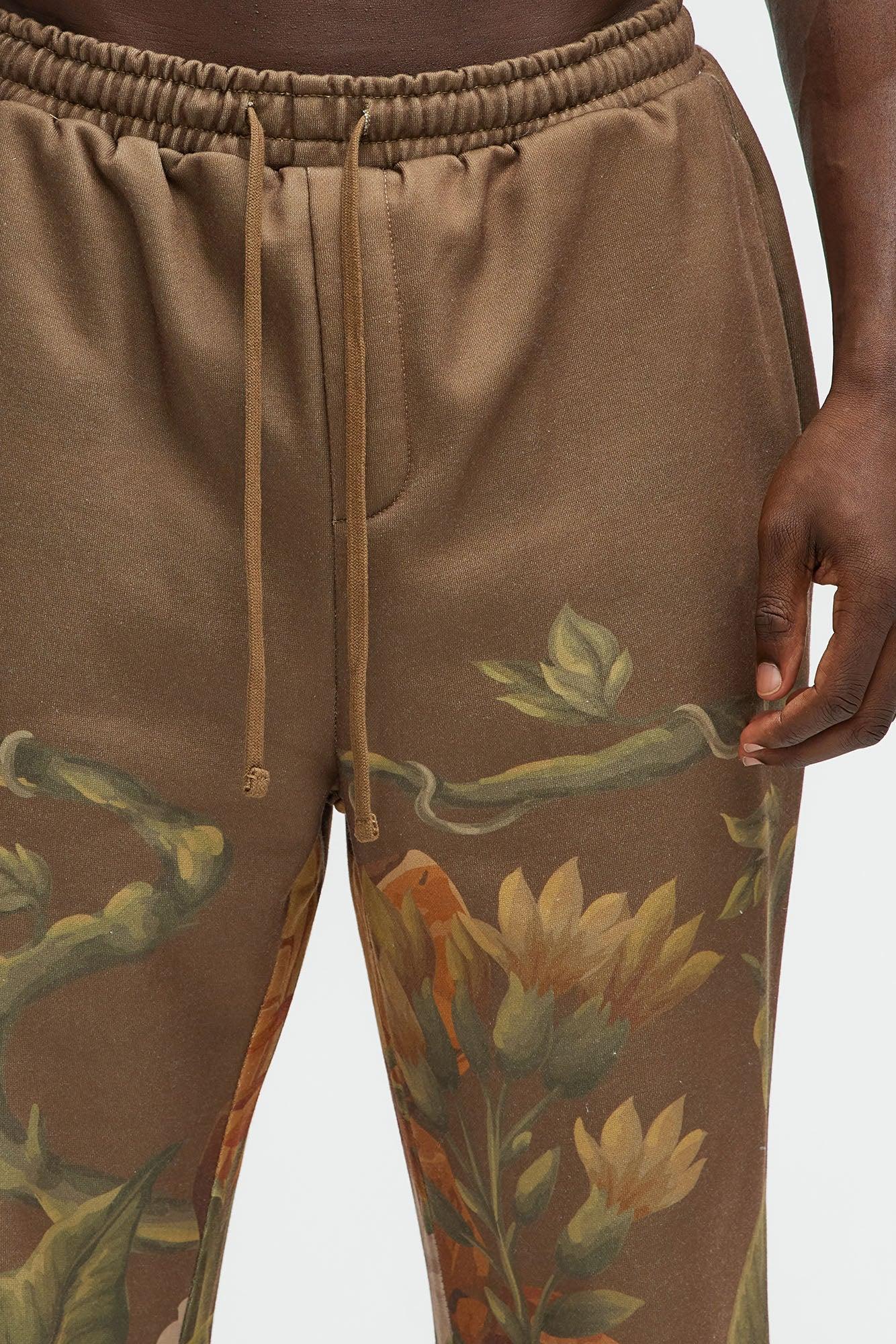 Botanic Sweatpants - Brown Product Image