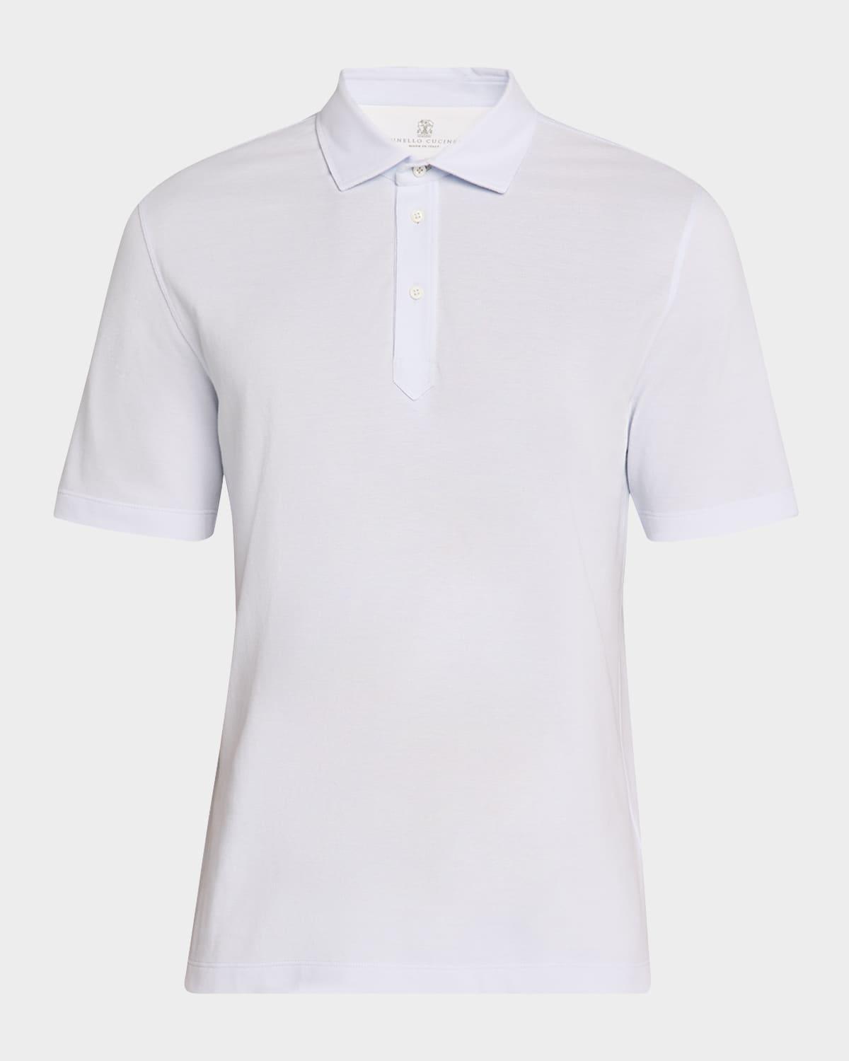 Mens Slim Cotton Polo Shirt Product Image