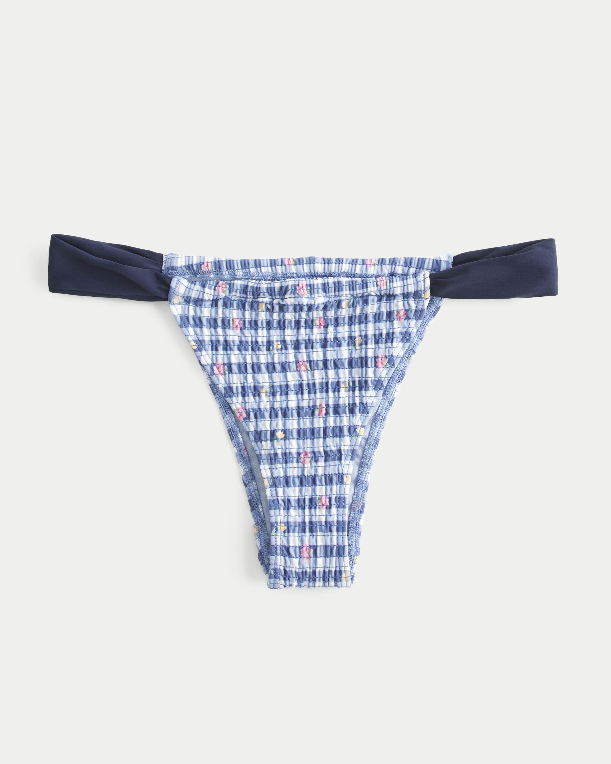 Smocked High-Leg Cheekiest Bikini Bottom Product Image