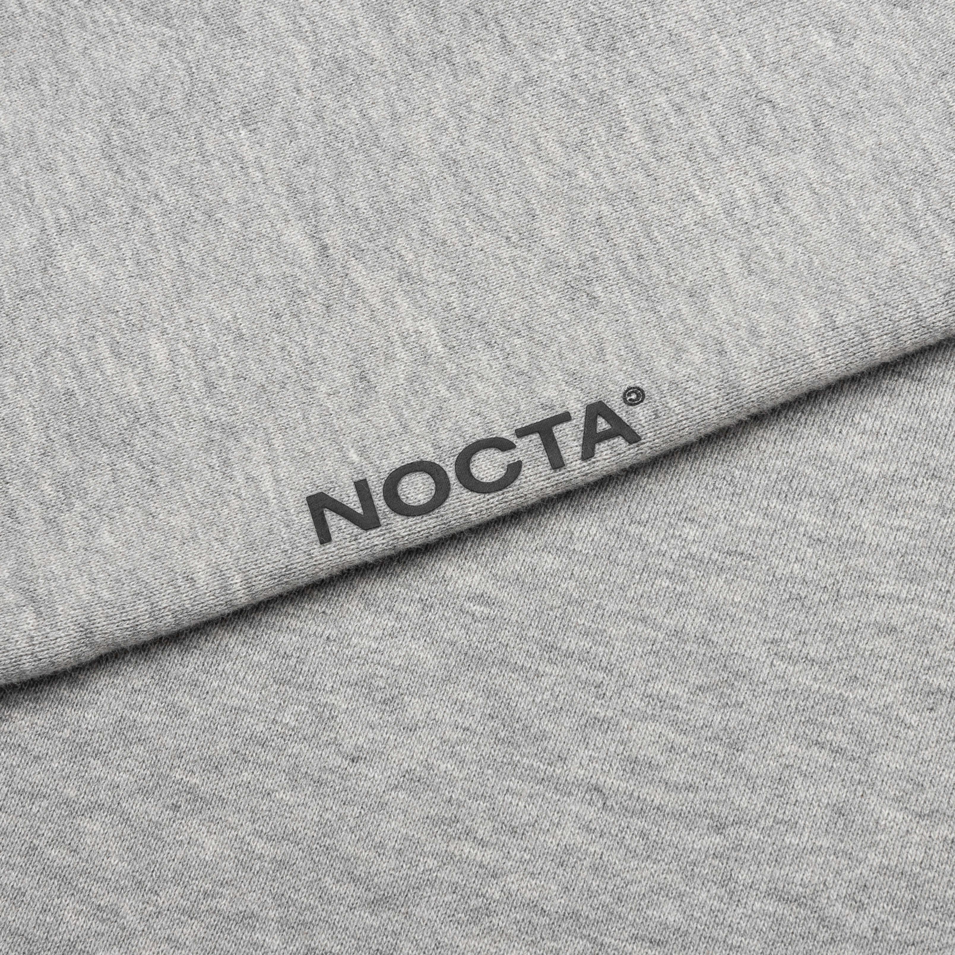 Nike x Nocta NRG CS Fleece Crew - Dark Grey Heather/Black Male Product Image