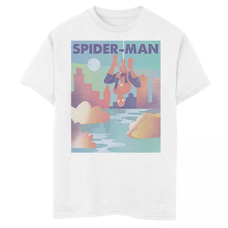 Boys 8-20 Marvel Spider-Man City Skyline Poster Graphic Tee, Boys Product Image