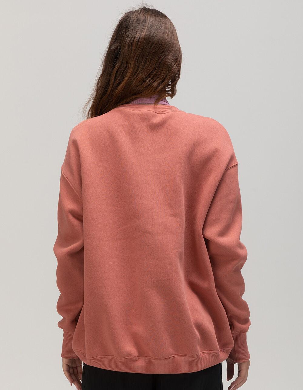 NIKE Sportswear Womens Oversized Crewneck Sweatshirt - CORAL Product Image