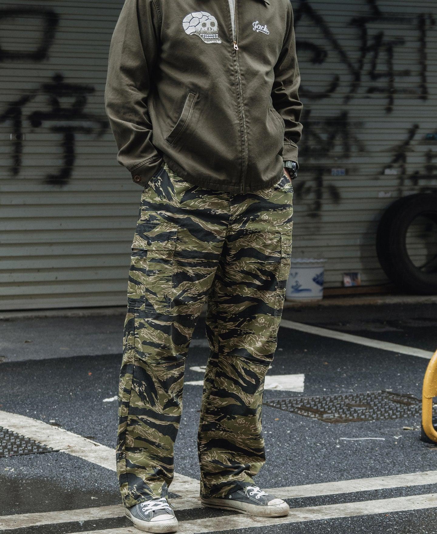 Tiger Stripe Camo Tropical Jungle Fatigue Pants Product Image