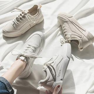 Plain Platform Sneakers Product Image