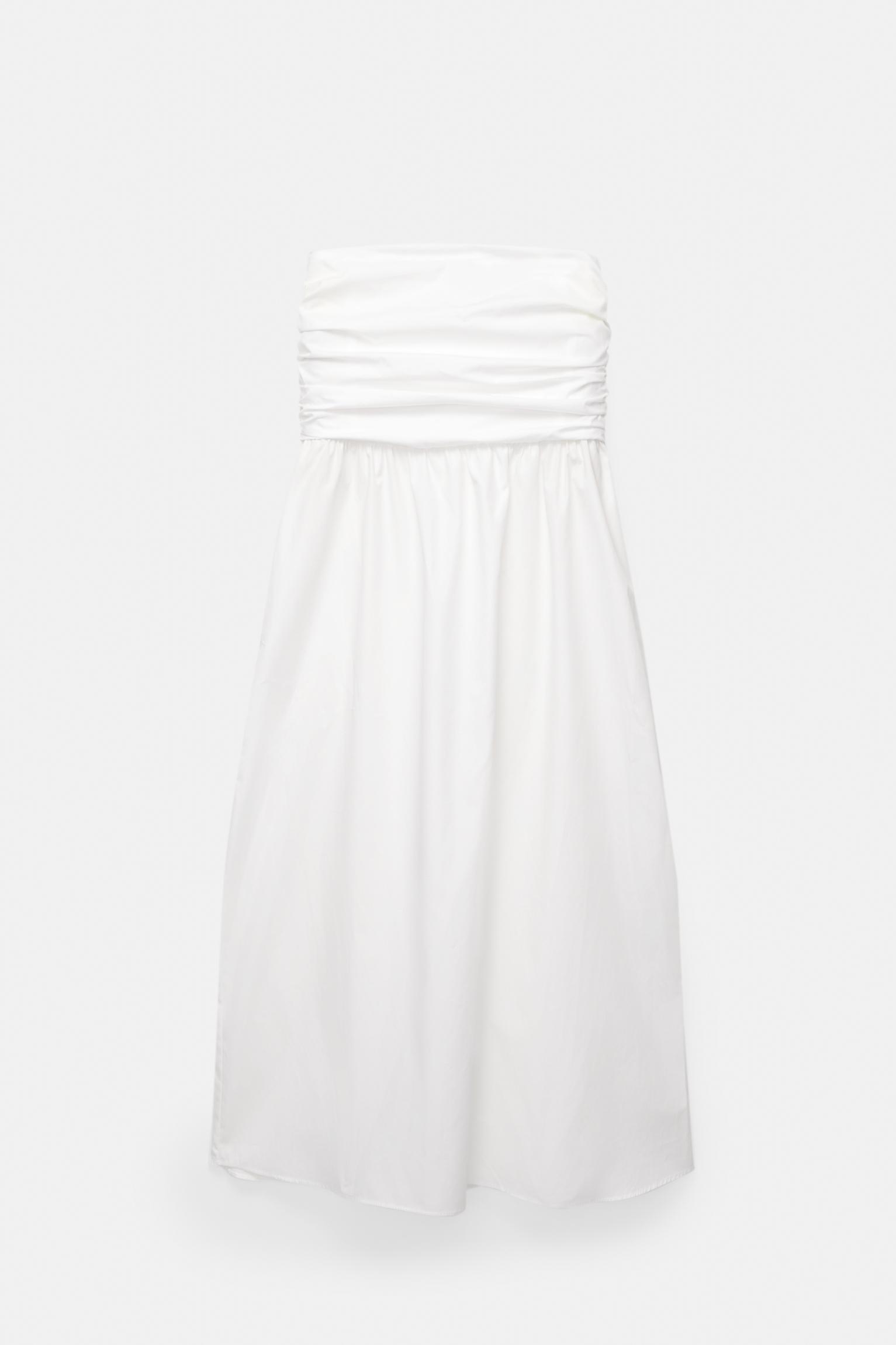 Poplin midi dress Product Image