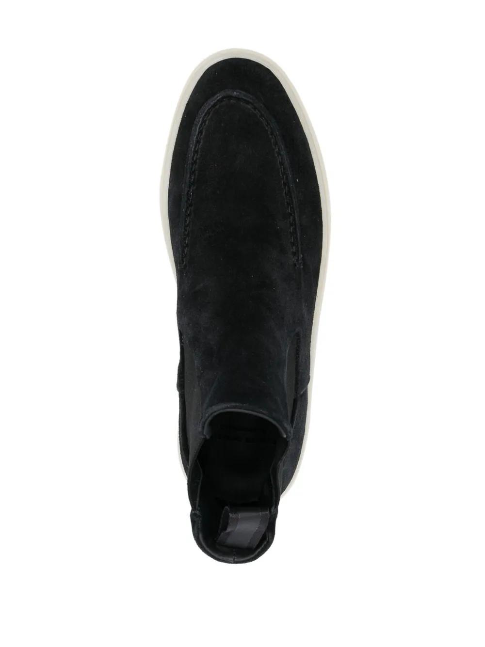 OFFICINE CREATIVE Muskrat 109 Suede Boots In Black Product Image