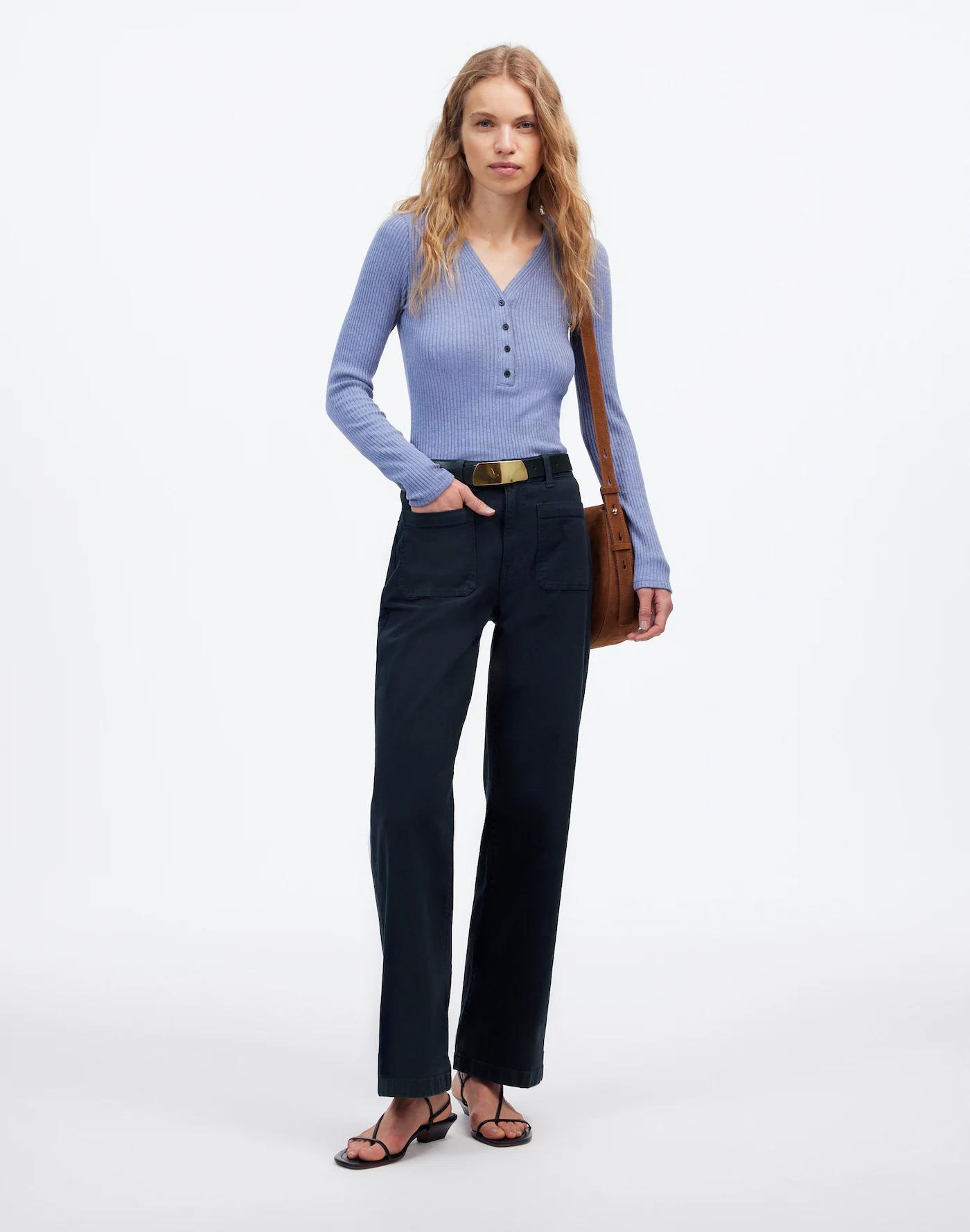 The Emmett Wide-Leg Pant: Patch Pocket Edition Product Image