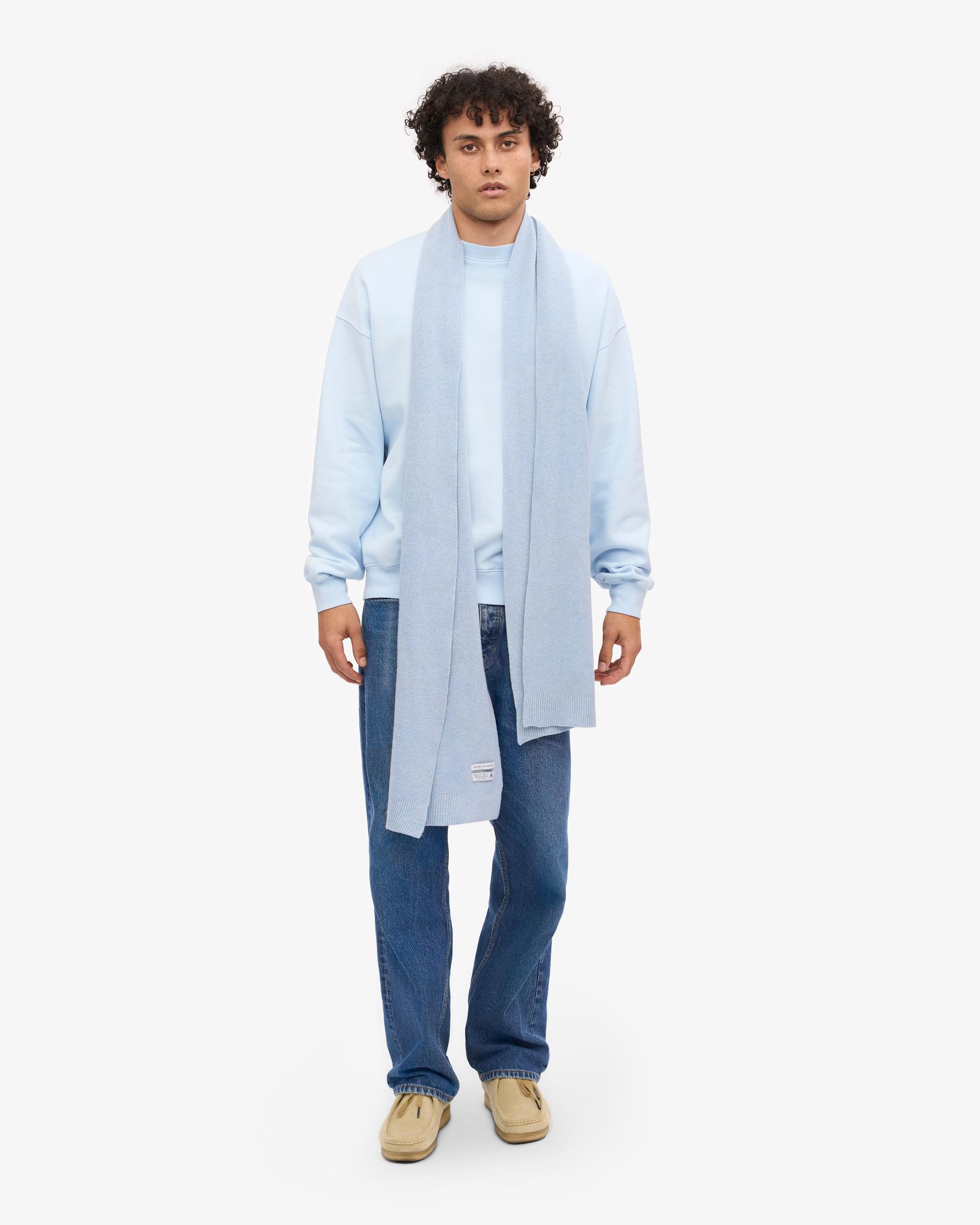 Merino Wool Scarf - Polar Blue Product Image