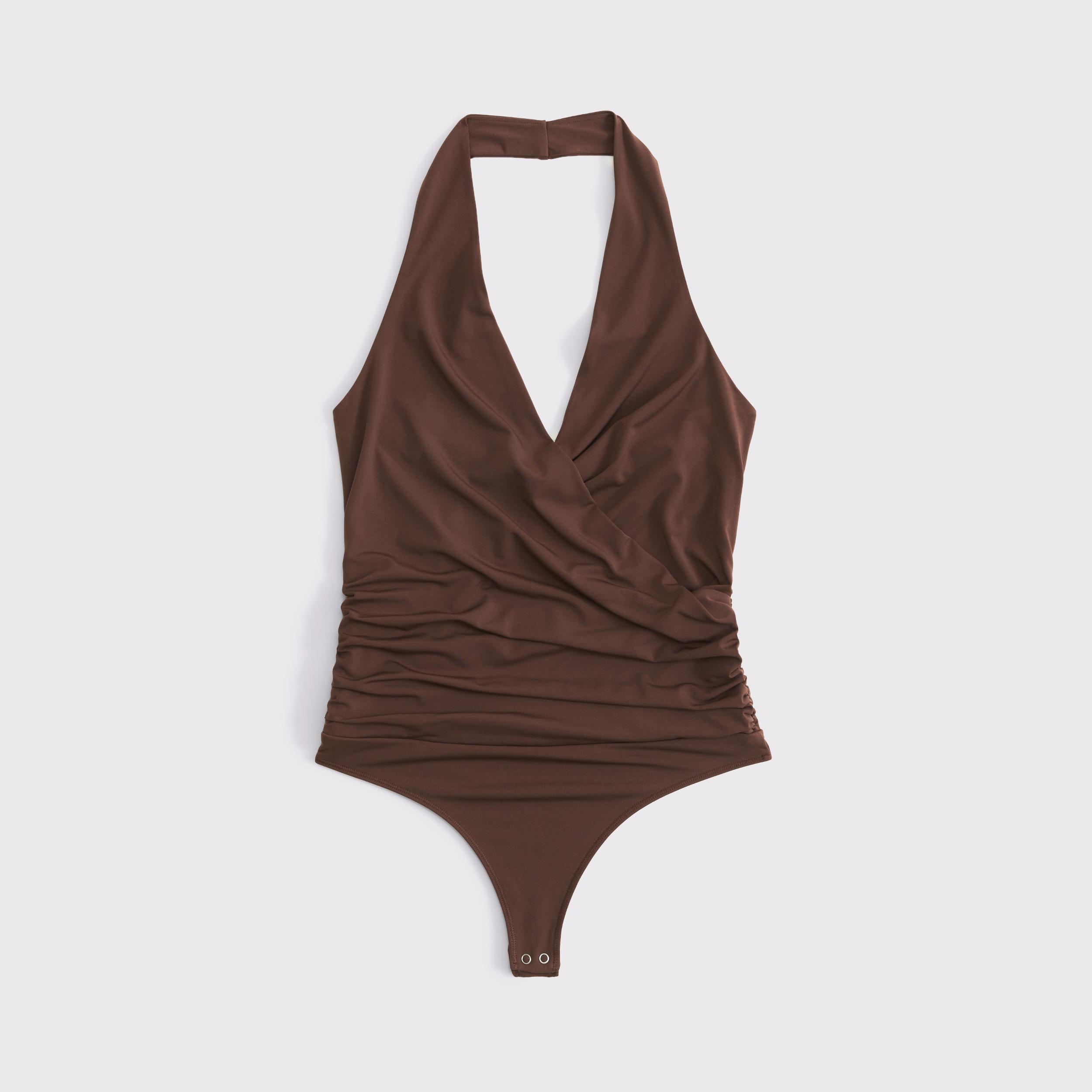 Draped Plunge Bodysuit Product Image