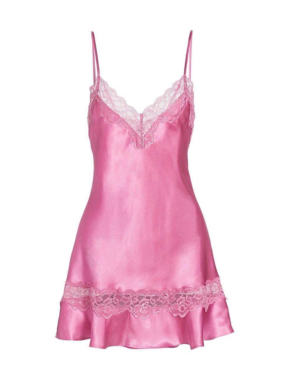 Womens Joelle Satin Chemise Product Image