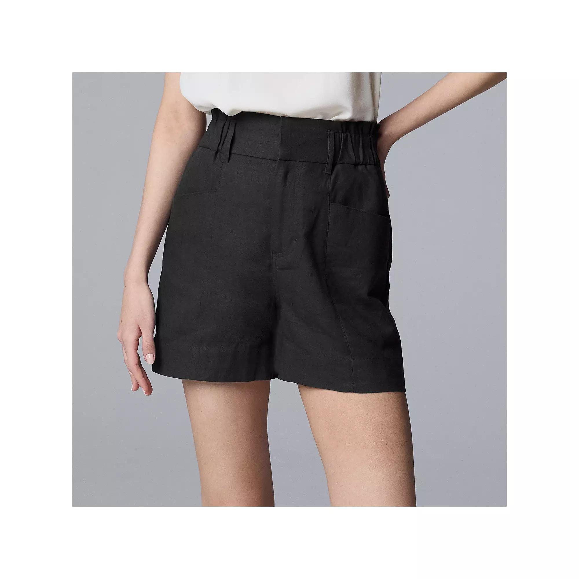Plus Size Simply Vera Vera Wang Utility Shorts, Womens Product Image