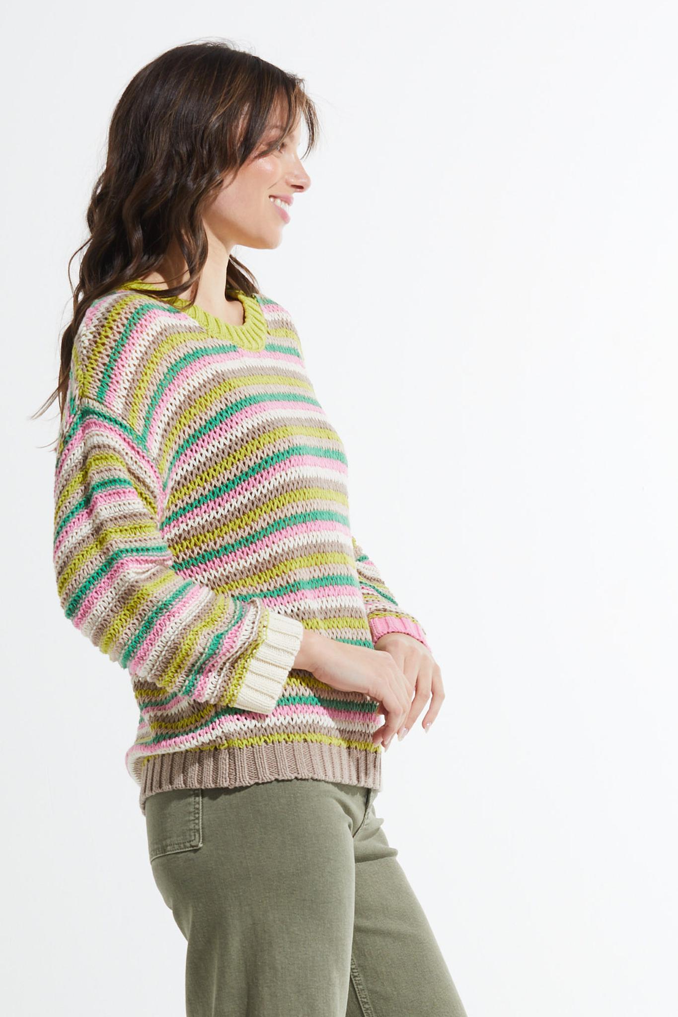 Chunky Stripe Sweater Product Image