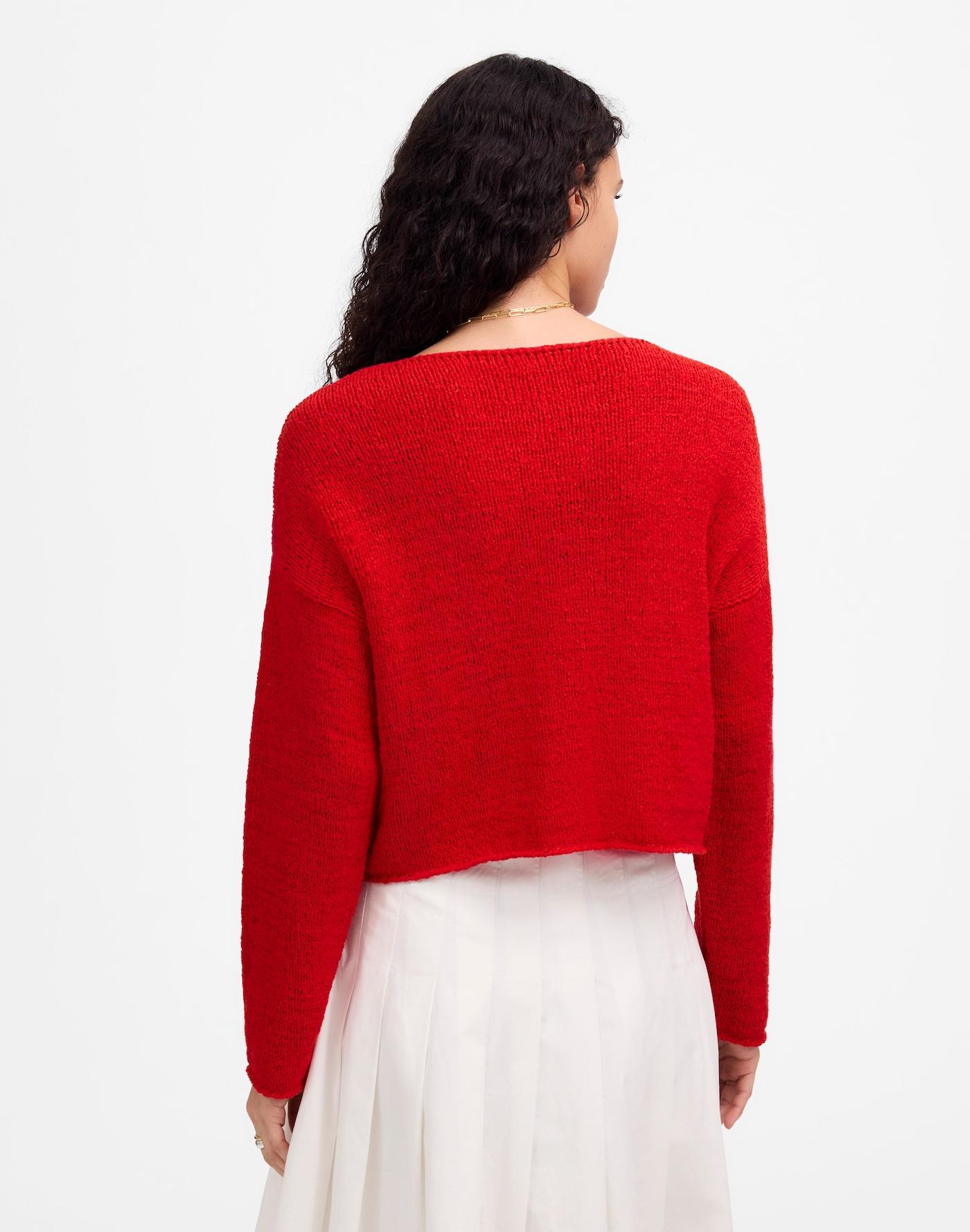 Boatneck Pullover Sweater Product Image