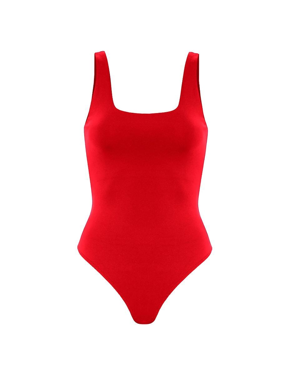 Womens Scuba Modern Tank Bodysuit Product Image