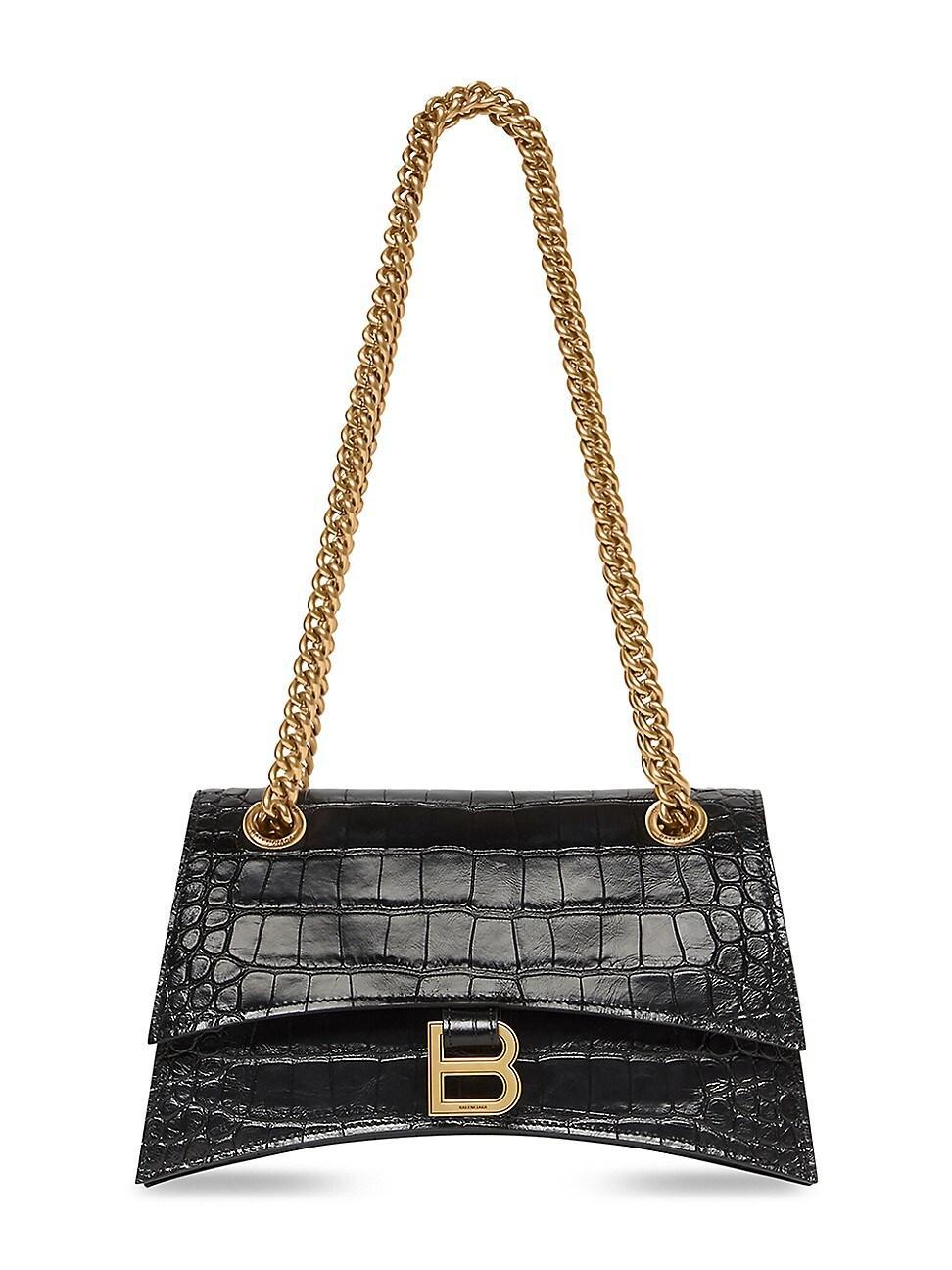 Womens Crush Small Chain Bag Crocodile Embossed Product Image