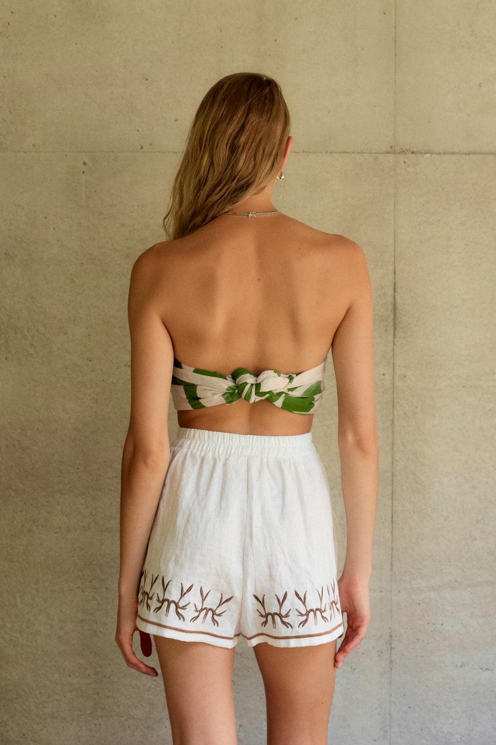 Tara Linen Shorts X Emma Rushton Product Image