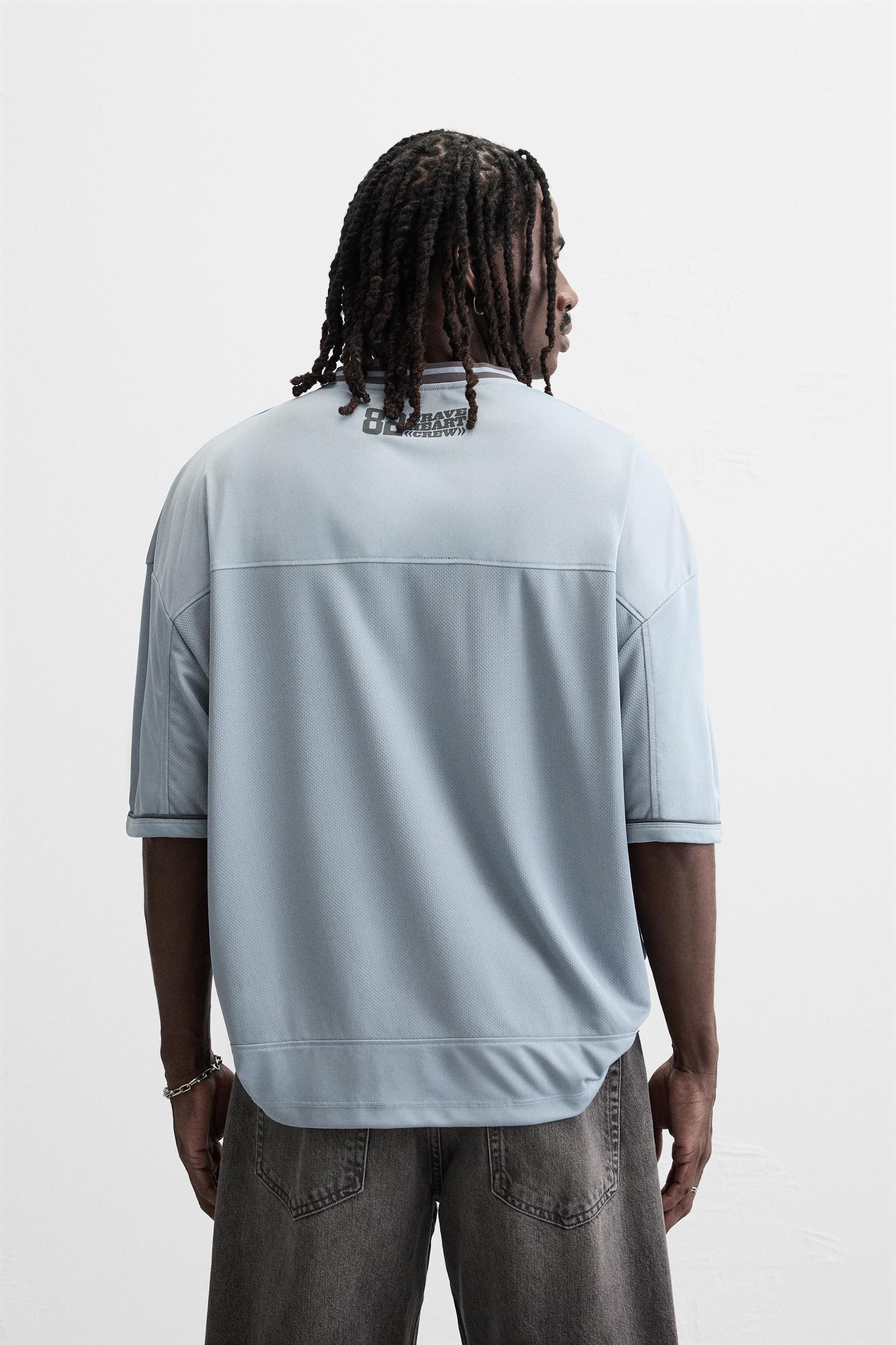 VARSITY TEXTURED T-SHIRT Product Image