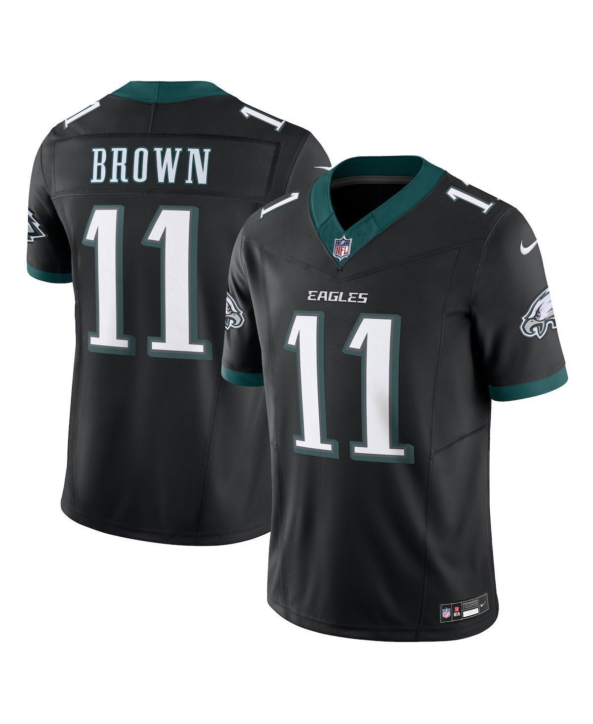 Men's Nike A.J. Brown Black Philadelphia Eagles Alternate Vapor F.U.S.E. Limited Jersey, Size: Medium Product Image