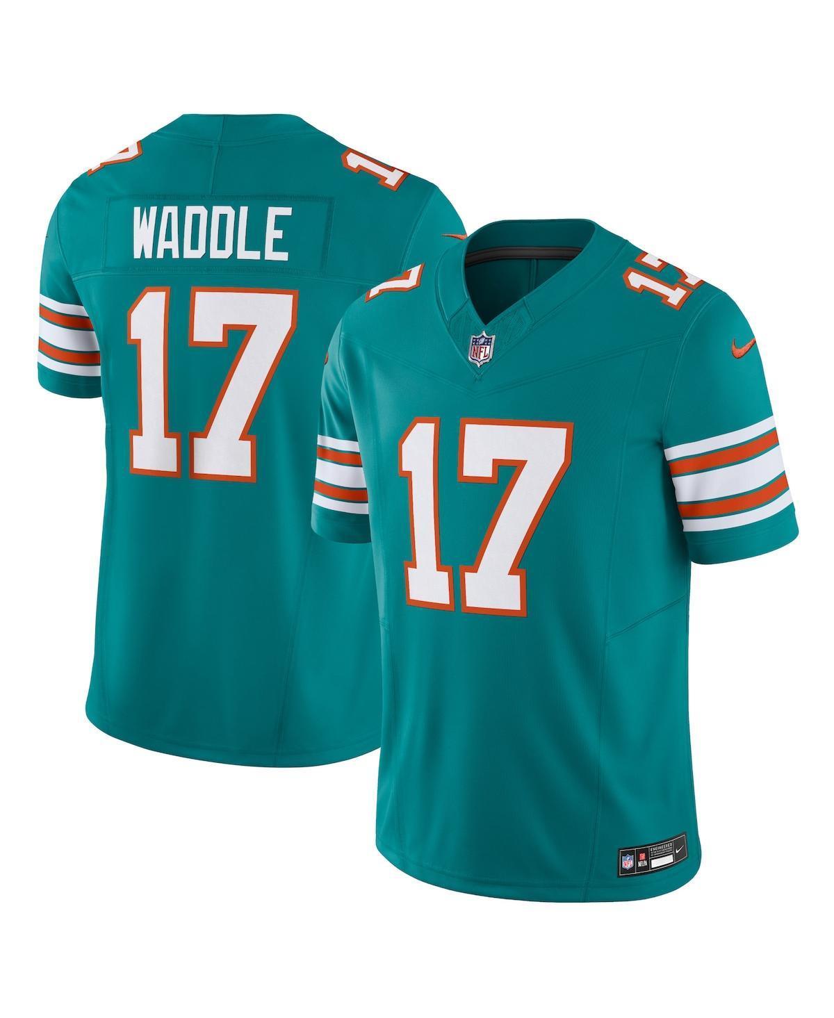 Mens Nike Jaylen Waddle Miami Dolphins Vapor F.U.S.E. Limited Jersey Product Image