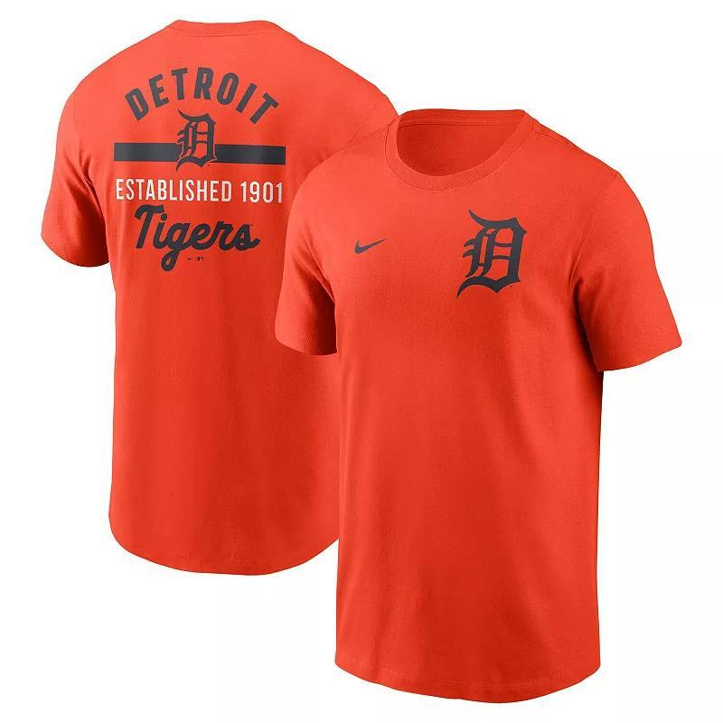 Detroit Tigers 2-Hit Nike Mens MLB T-Shirt | N19989LDG-9UX Product Image