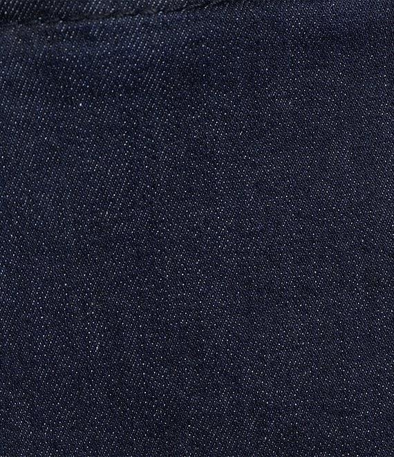 Allison Daley Straight Leg Stretch Denim Elastic Waist Pull-On Pants Product Image