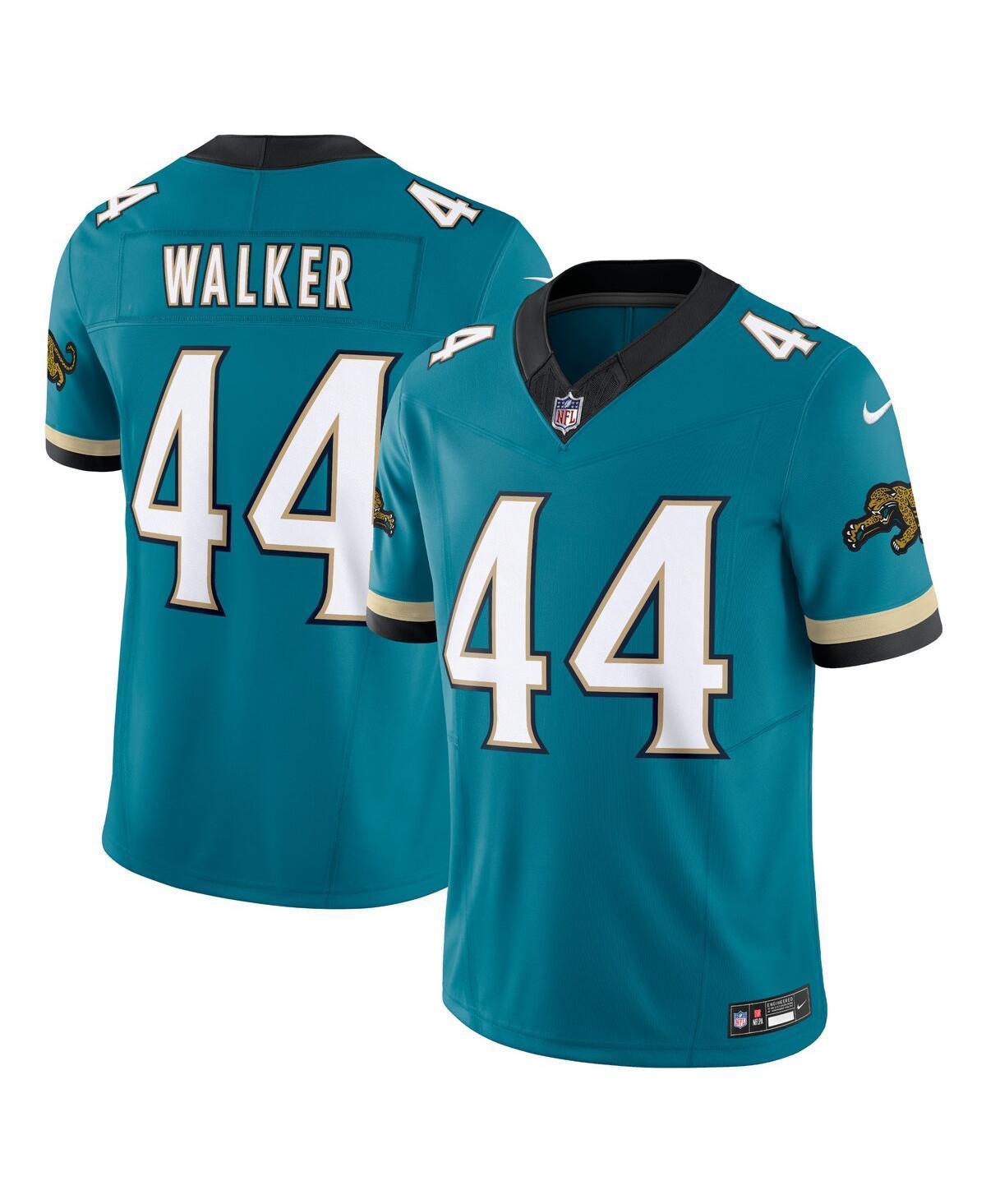 Men's Nike Travon Walker Teal Jacksonville Jaguars Prowler Throwback Vapor F.U.S.E. Limited Jersey, Size: 2XL, Blue Product Image