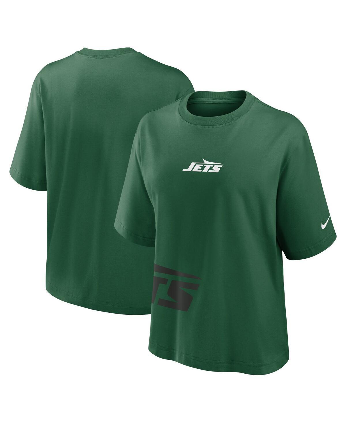 Nike Womens Green New York Jets Boxy T-Shirt Product Image