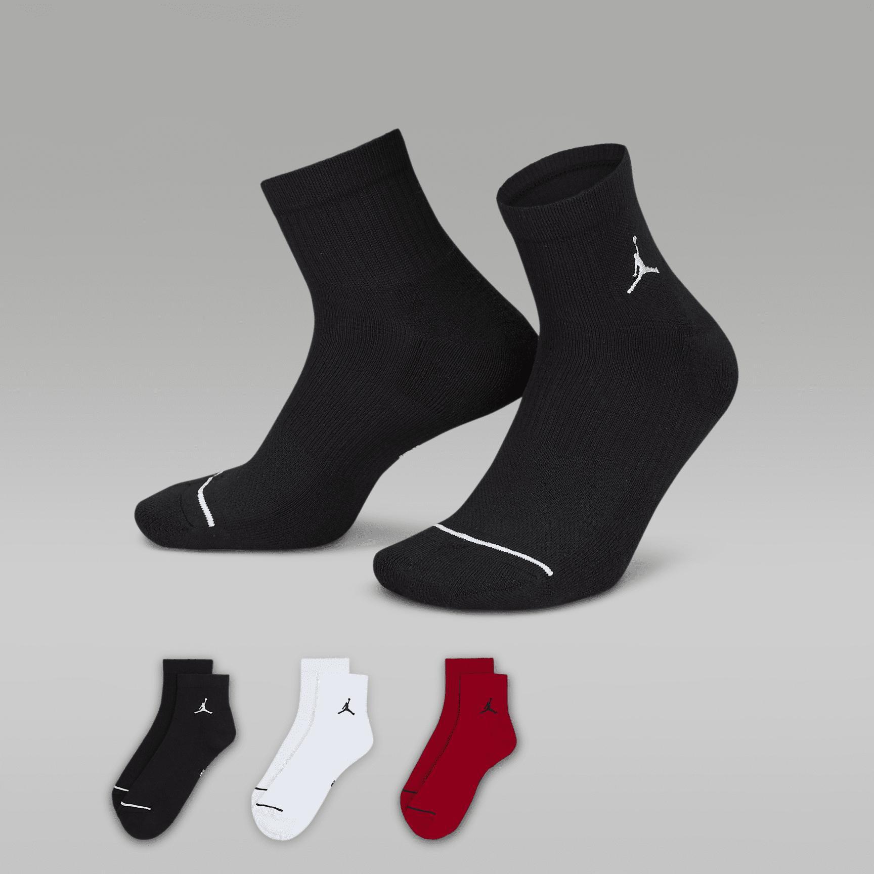 Jordan Mens Jordan Every Day Cushioned Ankle 3 Pack - Mens Product Image
