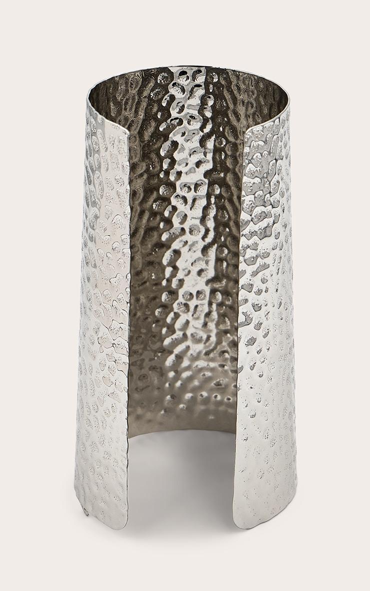 Silver Texture Cuff Bracelet Product Image