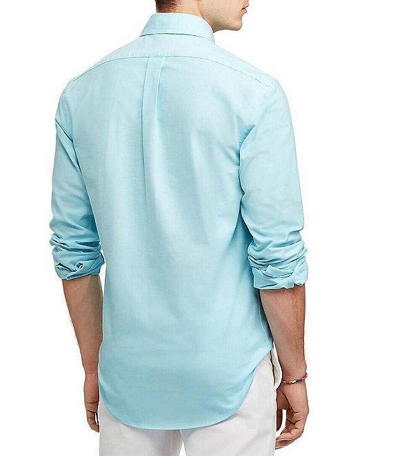 Polo Ralph Lauren Slim-Fit Solid Stretch Oxford Long-Sleeve Woven Shirt Product Image
