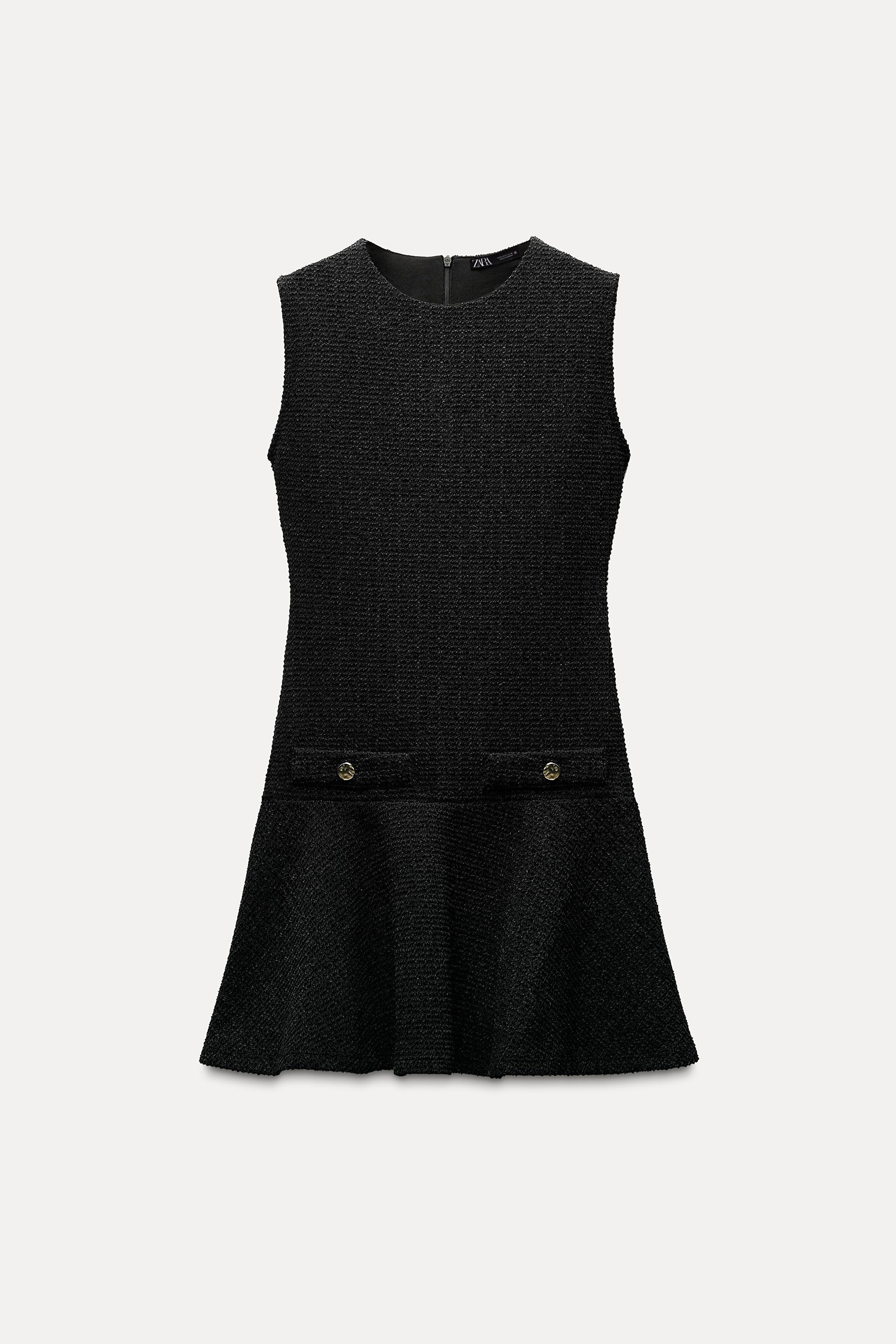 TEXTURED SHORT DRESS Product Image