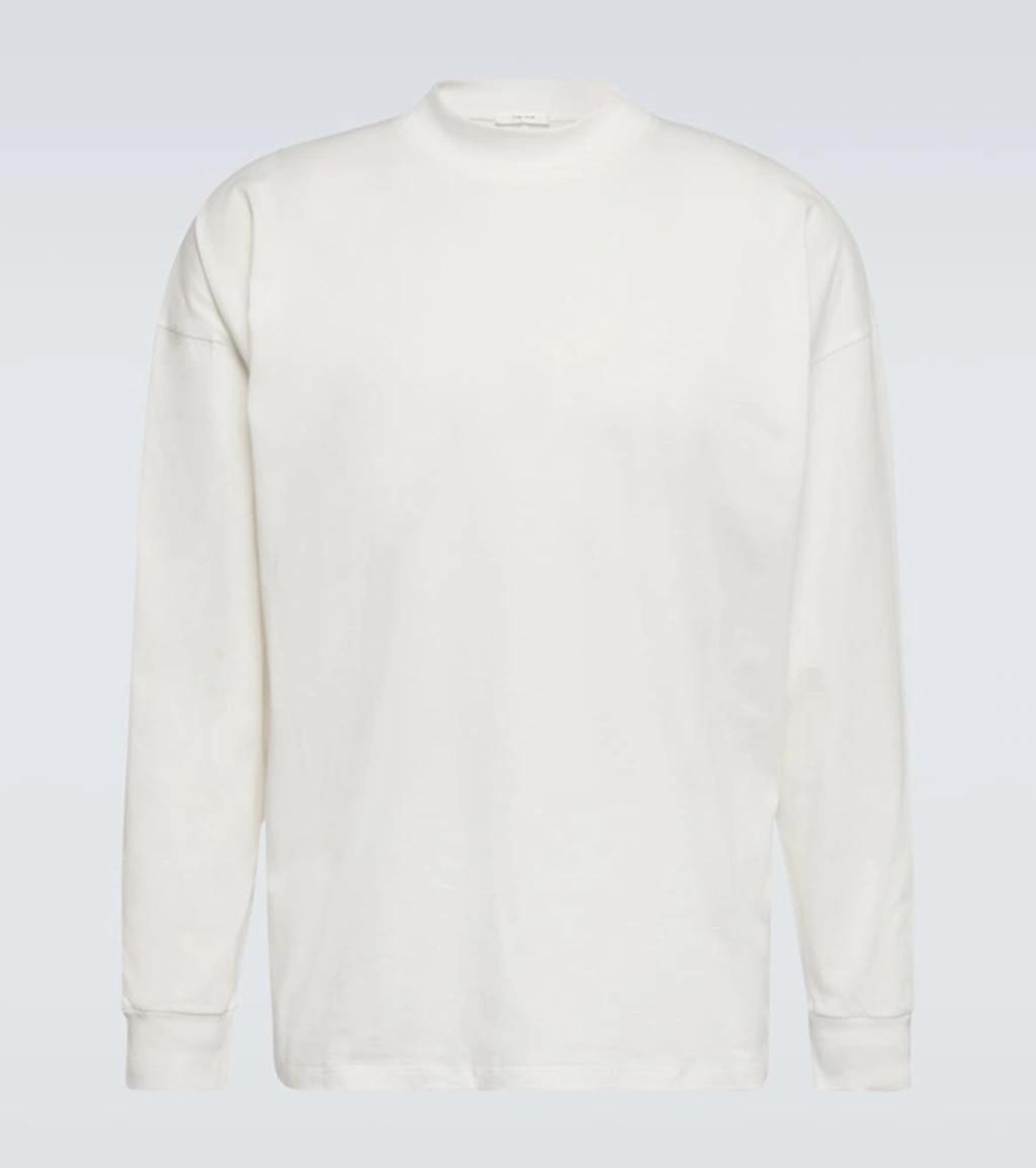 THE ROW Drago Cotton Sweatshirt In White Product Image