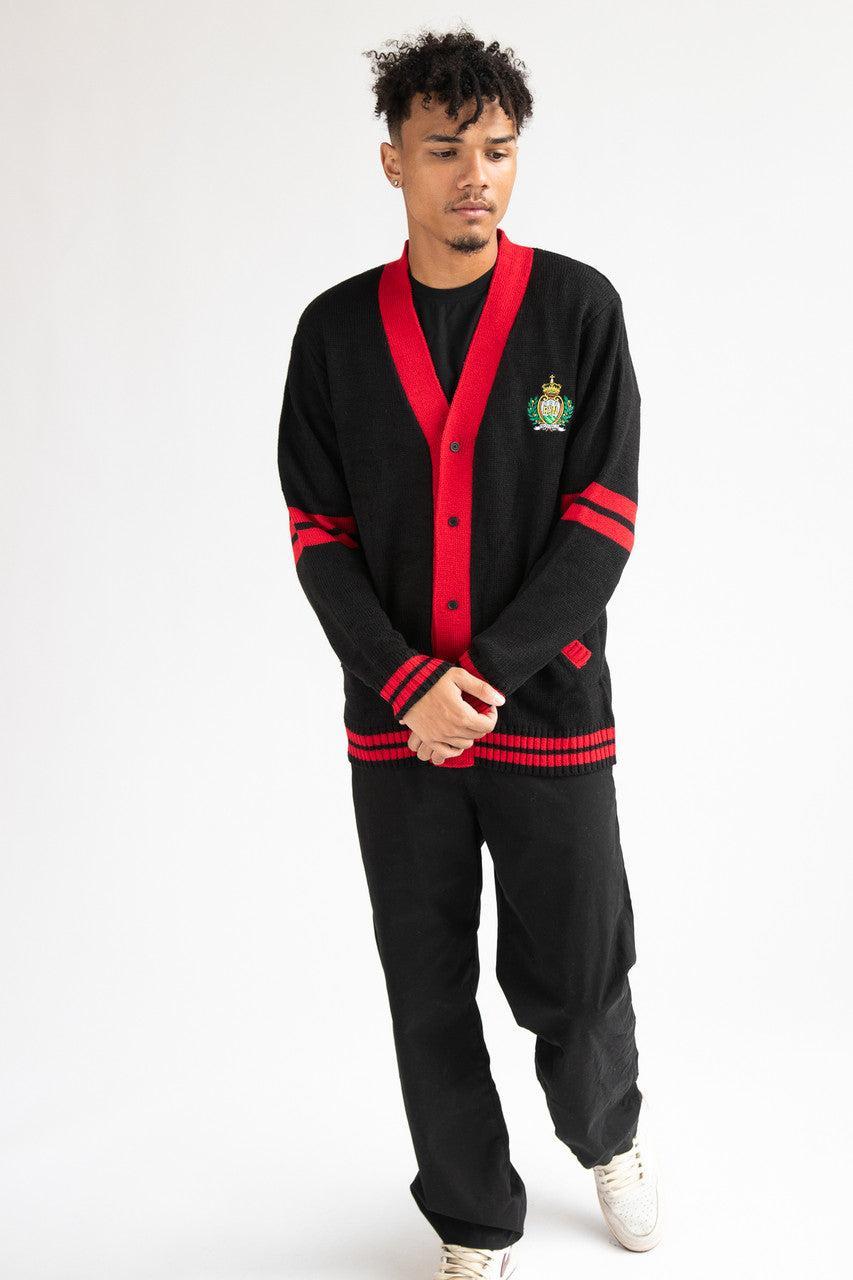 Embroidered Emblem Varsity Cardigan Product Image