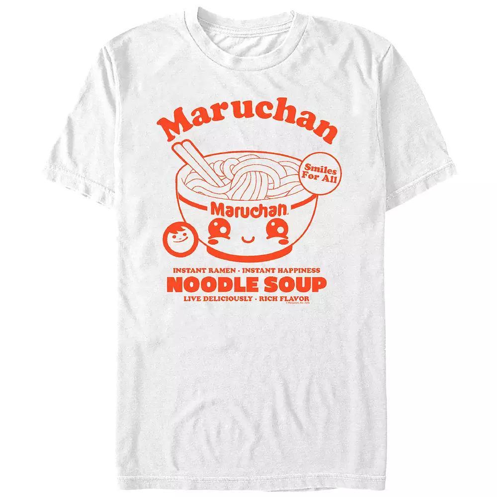 Men's Maruchan Noodle Soup Graphic Tee, Size: XS, White Product Image