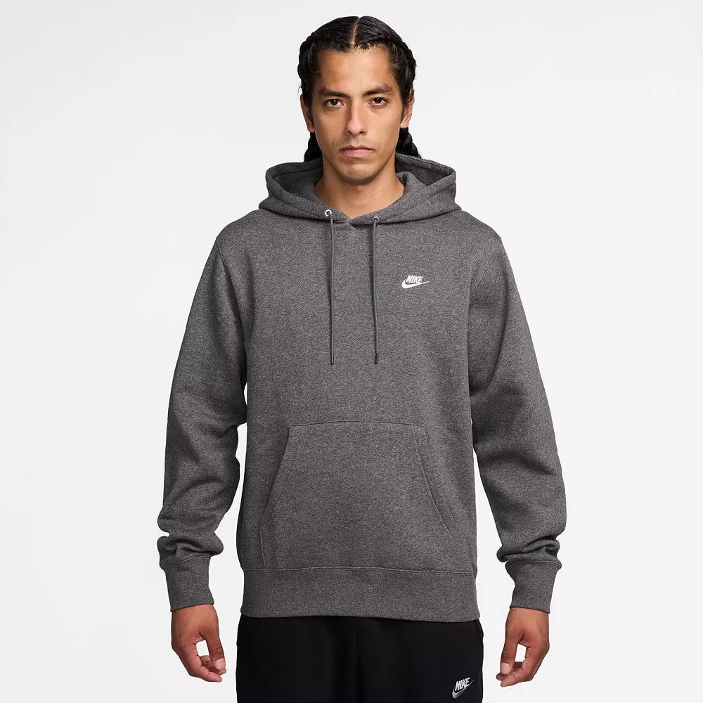 Mens Nike Sportswear Club Fleece Pullover Hoodie | BV2654-100 Product Image