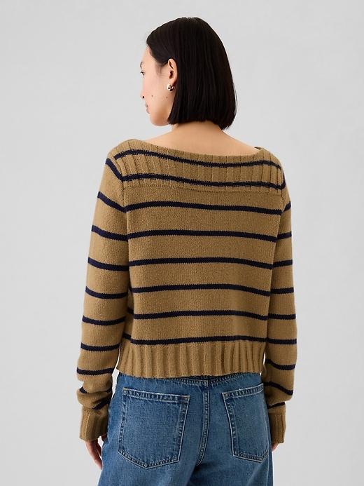 CashSoft Boatneck Sweater Product Image