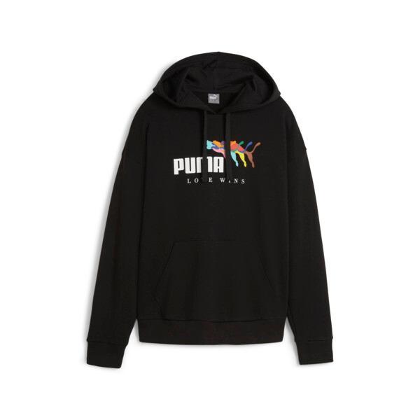 PUMA ESS+ LOVE WINS Women's Hoodie Product Image