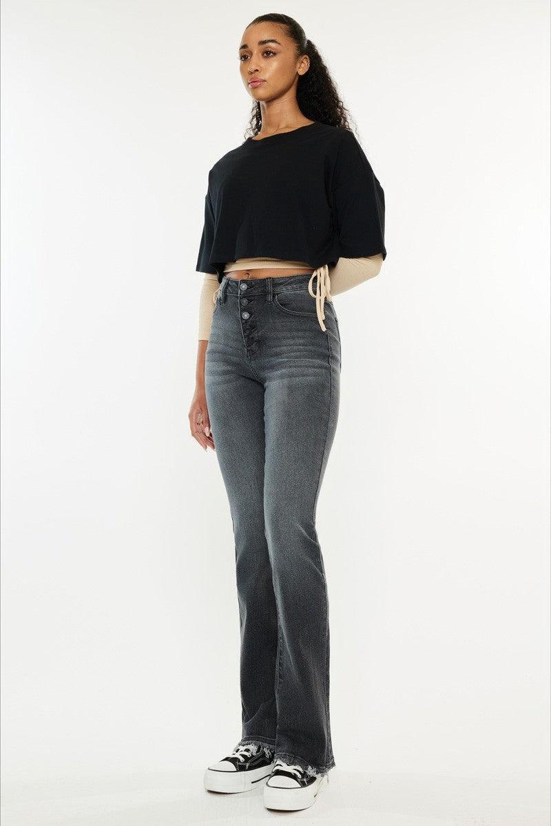 High Rise Bootcut Jeans Product Image