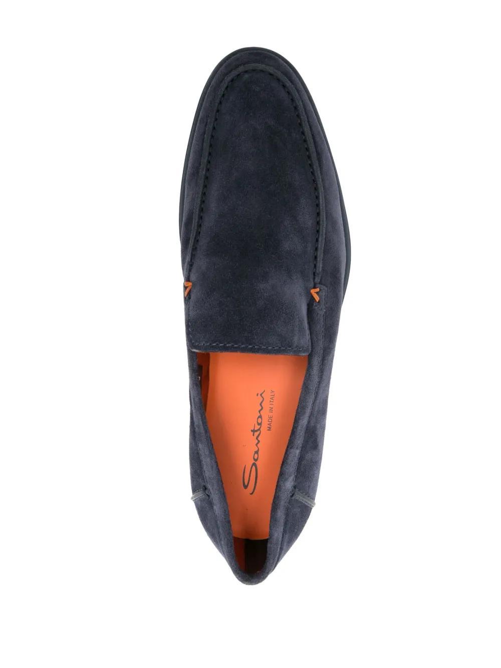 suede round-toe loafers Product Image