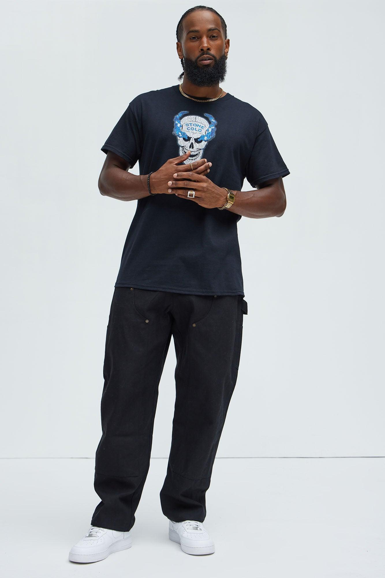 WWE And That's The Bottom Line 'cause Stone Cold Said So Short Sleeve Tee - Black Product Image