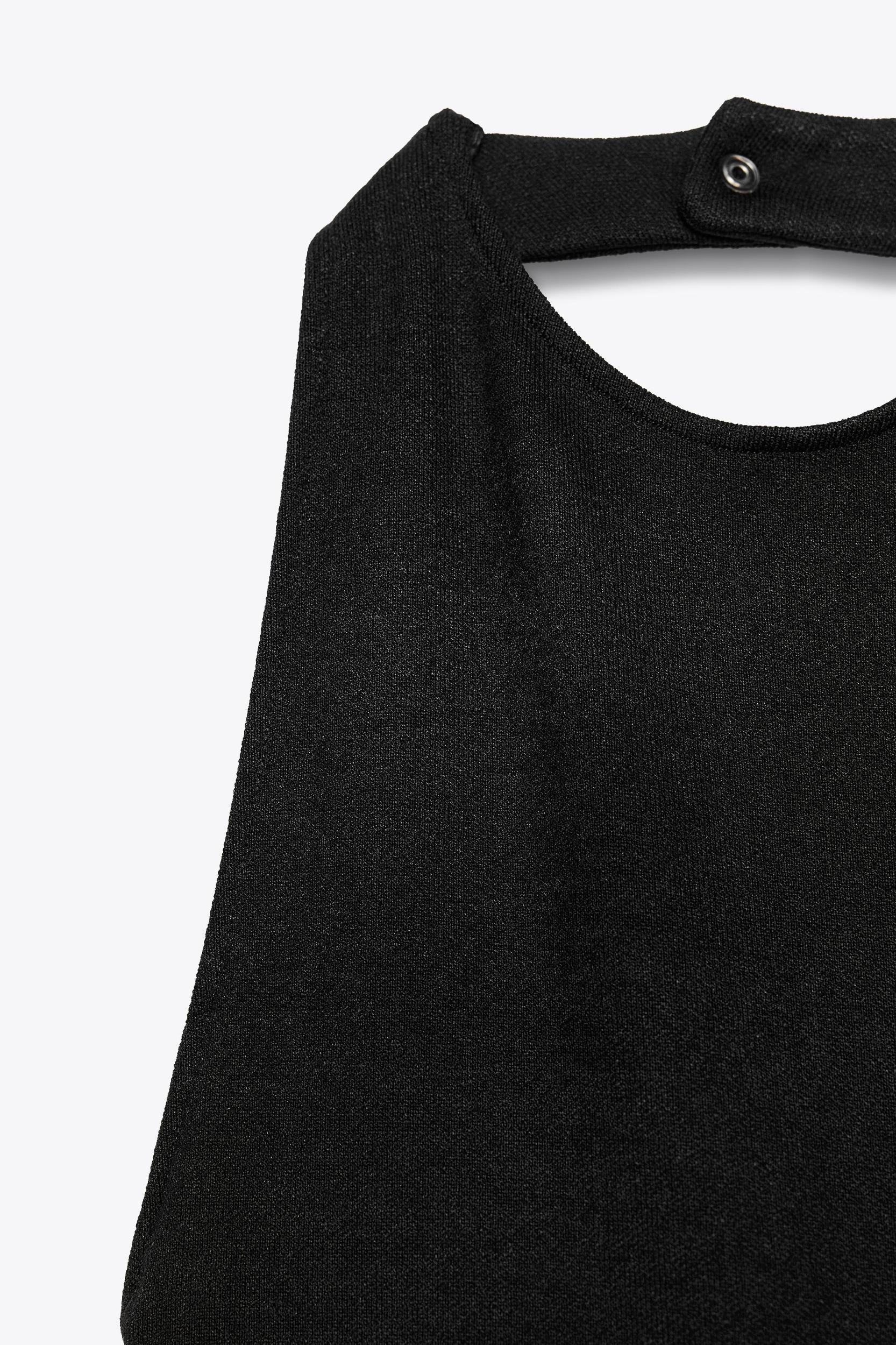 HALTER FLARE STRETCH JUMPSUIT Product Image