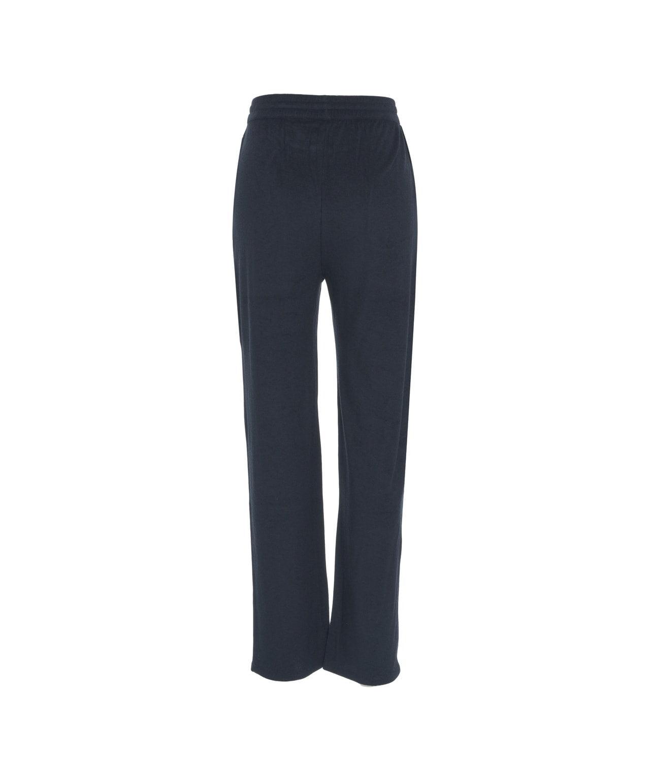 Wide leg joggers in terry cloth Product Image