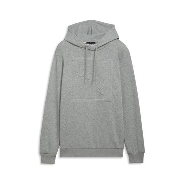 PUMA ESS Men's Hoodie in Medium Grey Heather Product Image