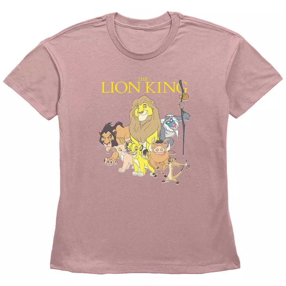 Disney's The Lion King Women's Group Poster Graphic Tee,  Product Image