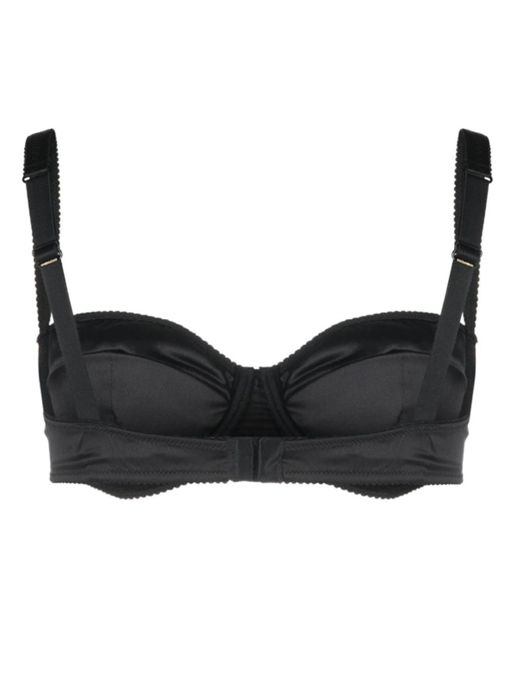 DOLCE & GABBANA Dolce And Gabbana Black Balconette Bra In Nero Product Image