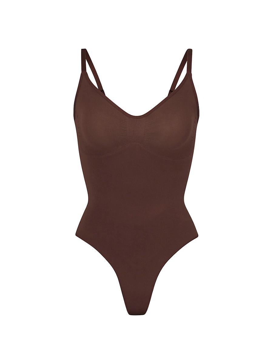 Womens Seamless Sculpt Thong Bodysuit Product Image