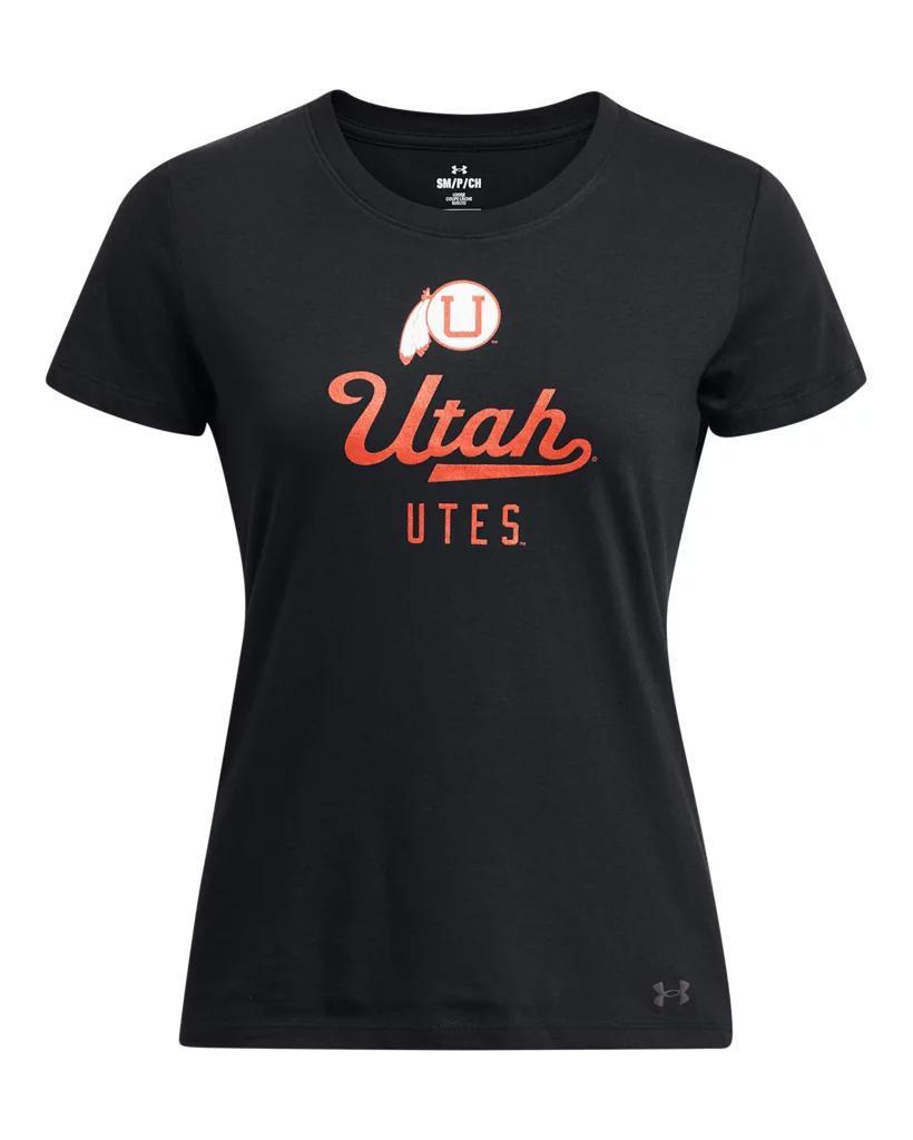 Women's UA Performance Cotton Collegiate Short Sleeve Product Image